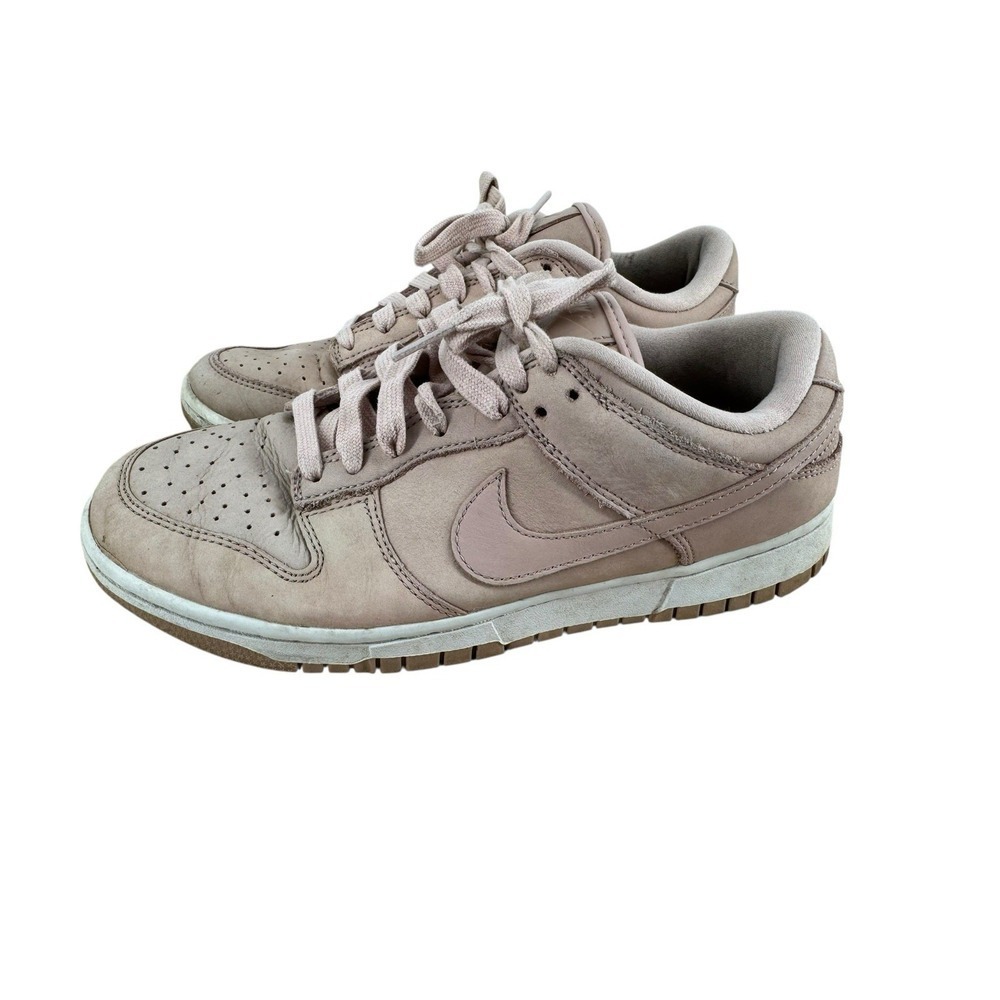 Nike Women's Pink Oxford White Dunk Low PRM MF Sneakers Size 8